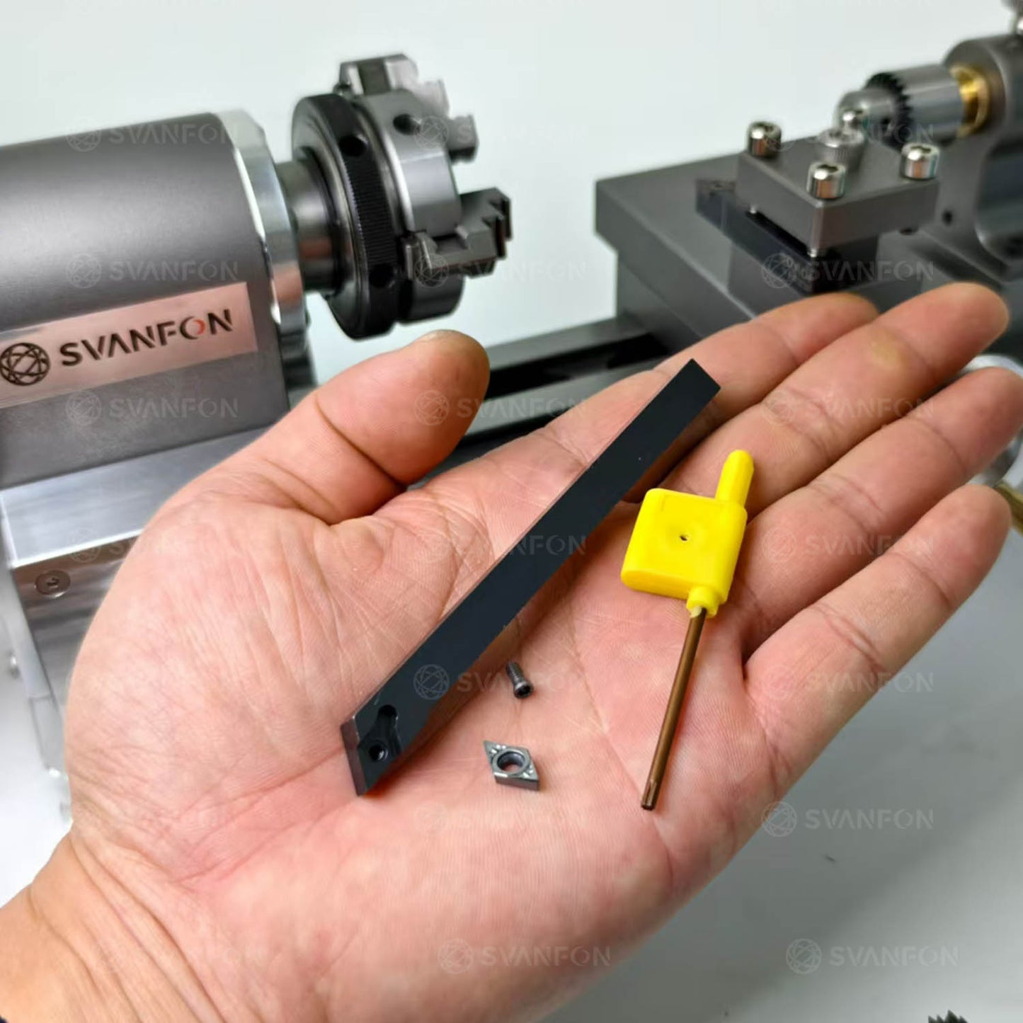 Small Lathe Cutting Tools - SvanFon Mini Metal Mechanical Models