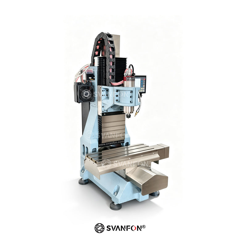 CNC214 Mini CNC Milling Machine – Metal Engraving & Cutting Mill | SVANFON