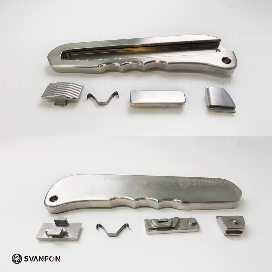 Stainless Steel CNC Art Utility Knife Holder(Without Blade) - SvanFon Mini Metal Mechanical Models