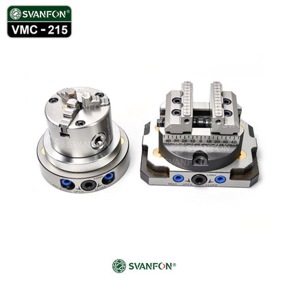 CNC Zero Point Workholding Vise & Chuck Set | 3-Axis & 4-Axis Quick Change Base