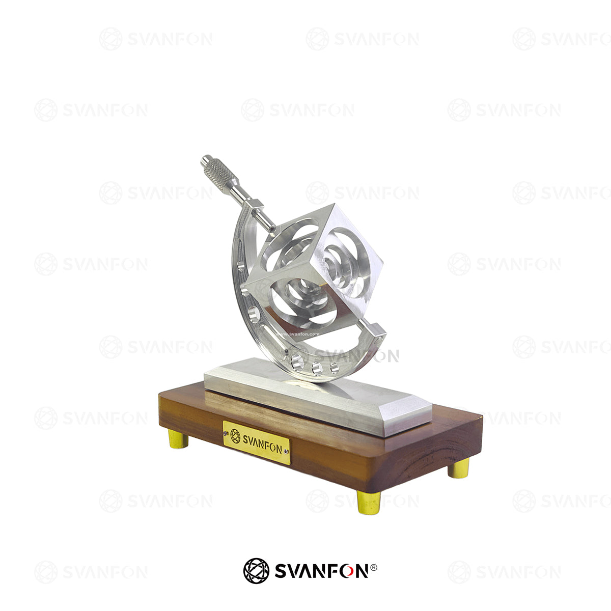 Micrometer Ornament – CNC Machinist Gift & Aluminum Alloy Desk Decor SvanFon
