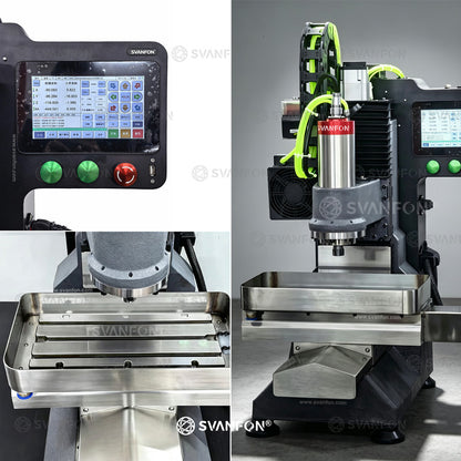 CNC214 Mini CNC Milling Machine – Metal Engraving & Cutting Mill | SVANFON