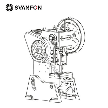 Mini Punch Press Model 02 - SvanFon Mini Metal Mechanical Models