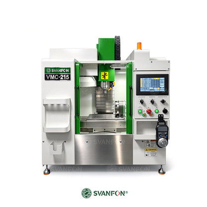 VMC215 Small 3-Axis/4-Axis Benchtop CNC Vertical Machining Center | Desktop CNC Mill & Engraving Machine | Mini Precision Equipment