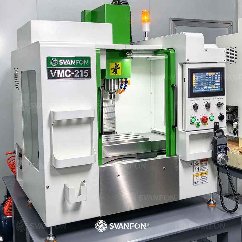 VMC215 Small 3-Axis/4-Axis Benchtop CNC Vertical Machining Center | Desktop CNC Mill & Engraving Machine | Mini Precision Equipment