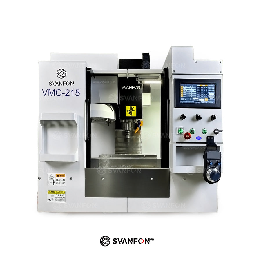 VMC215 Small 3-Axis/4-Axis Benchtop CNC Vertical Machining Center | Desktop CNC Mill & Engraving Machine | Mini Precision Equipment