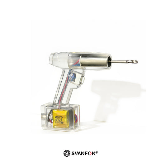 Mini Electric Drill Model | Mechanical Art Ornament