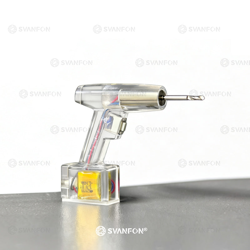 Mini Electric Drill Model | Mechanical Art Ornament