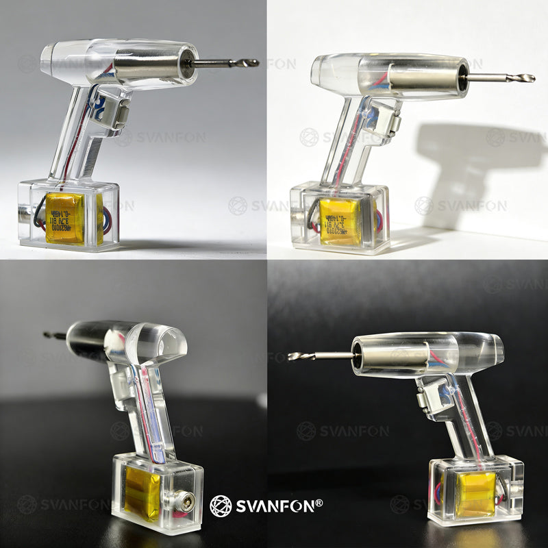 Mini Electric Drill Model | Mechanical Art Ornament
