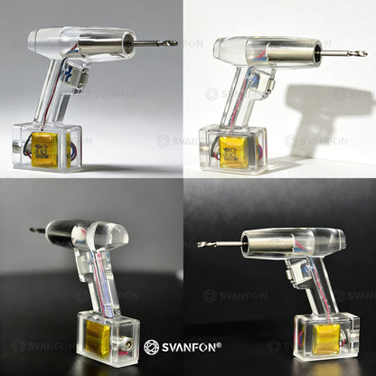 Mini Electric Drill Model | Mechanical Art Ornament