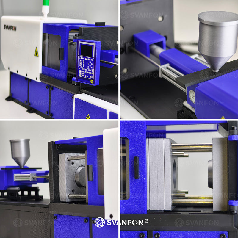 Exquisite Mini Injection Molding Machine Miniature Desktop Mechanical Art Ornament
