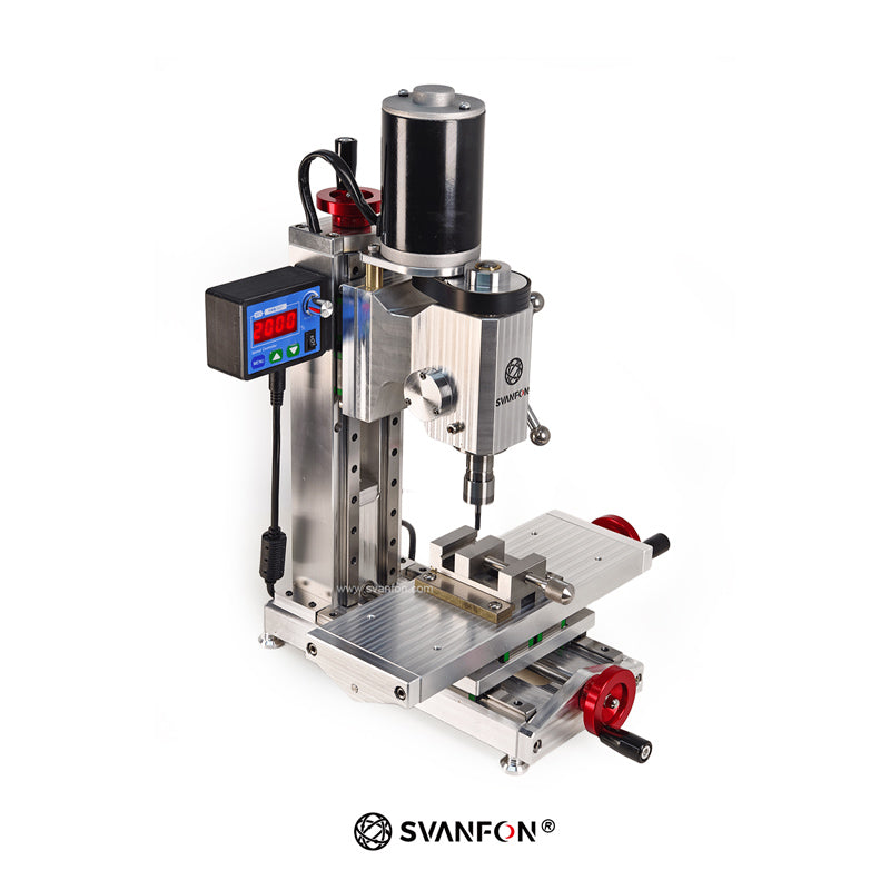 Desktop Small Manual Drilling and Milling Machine | Svanfon mini machine