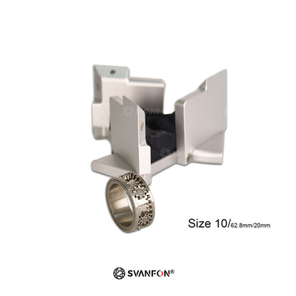 Aluminum Rotating Kinetic Ring Box & Titanium Gear Mechanical Ring
