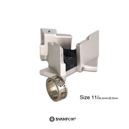 Aluminum Rotating Kinetic Ring Box & Titanium Gear Mechanical Ring