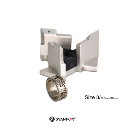Aluminum Rotating Kinetic Ring Box & Titanium Gear Mechanical Ring