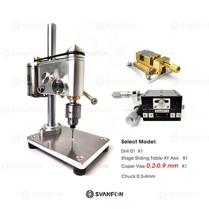 Mini Bench Drill 01 - SvanFon Mini Metal Mechanical Models