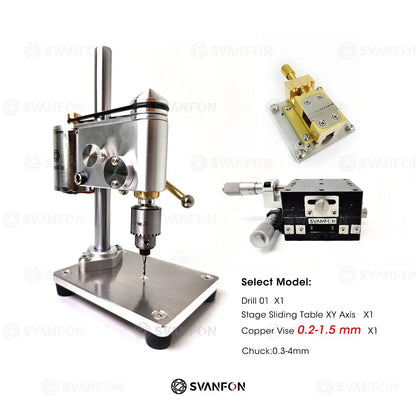 Mini Bench Drill 01 - SvanFon Mini Metal Mechanical Models