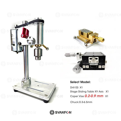 Mini Bench Drill 03 - SvanFon Mini Metal Mechanical Models