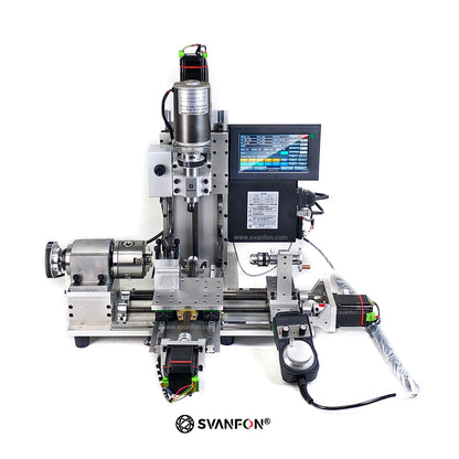 Mini CNC Lathe–Mill–Drill Combo Machine – 3-in-1 Metalworking Centre
