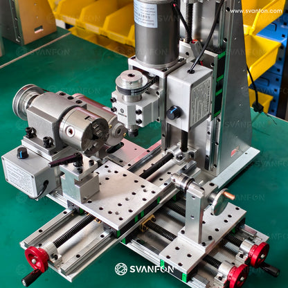 Mini Lathe–Mill–Drill Combo Machine – 3-in-1 Metalworking Centre