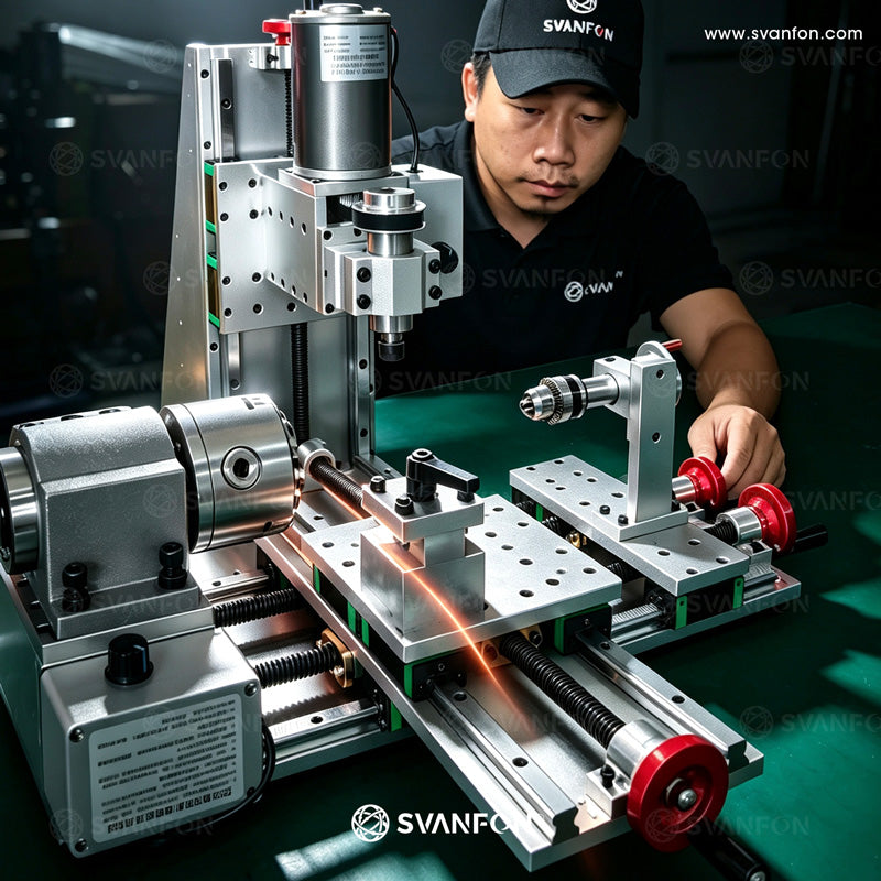 Mini Lathe–Mill–Drill Combo Machine – 3-in-1 Metalworking Centre
