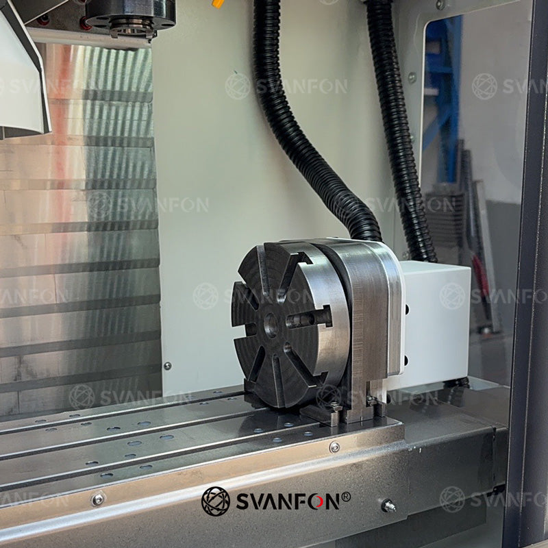 VMC215 Small 3-Axis/4-Axis Benchtop CNC Vertical Machining Center | Desktop CNC Mill & Engraving Machine | Mini Precision Equipment